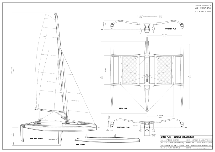 L20 Trimaran Plans – Sailing around Davao Gulf